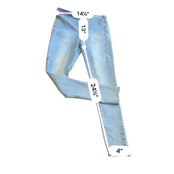 Free People High Rise Stretch Skinny Jeans Sz W 28 - Picture 7 of 10